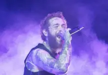 Post Malone performs at Bonnaroo music festival Manchester^ Tennessee USA - 06-15-2024