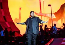 Jelly Roll performs at Tottenham Hotspur Stadium supporting on Post Malone's The BIG ASS World Tour London^ UK - September 20^ 2025