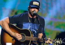 Riley Green performs in Hollywood^ Florida on November 14^ 2024. The performance was part of Audacy’s Stars and Strings benefit concert. Hollywood^ Florida - November 14^ 2024