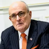 Former New York CIty Mayor Rudy Giuliani during visit to Kyiv^ Ukraine. November 2017