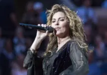 Shania Twain performs during opening ceremony at US Open Championships day 1 at Billie Jean King Tennis center New York^ NY USA - August 28^ 2017