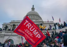 President Donald Trump supporters storm the United States Capitol building. WASHINGTON^ D.C.^ UNITED STATES - JANUARY 6^ 2021