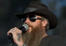 Cody Jinks joins Shooter Jennings jam at the Beachlife Ranch Festival Redondo Beach^ California USA - 09-23-2023: