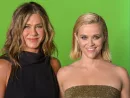Jennifer Aniston and Reese Witherspoon attend Apple TV+'s "The Morning Show" World Premiere at David Geffen Hall on October 28^ 2019 in New York City.