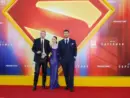 Nicholas Hoult^ Rachel Brosnahan^ David Corenswet at the Premiere of Superman at the TCL Chinese Theatre IMAX. LOS ANGELES - JULY 7^ 2025