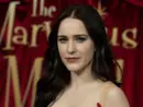 Rachel Brosnahan wearing dress by Georges Hobeika attends Amazon Prime Video's "The Marvelous Mrs. Maisel" Season 5 Premiere at The Standard Highline in New York on April 11^ 2023