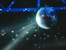 Disco ball^ party lights and lasers
