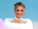 Margot Robbie attends the "Barbie" European Premiere at Cineworld Leicester Square in London^ England - July 12^ 2023