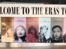 Taylor Swift's promotional banner for the Eras Tour Australia^ showcased near Universal Music Studio in Sydney. Sydney^ Australia - February 13^ 2024