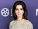Anne Hathaway wearing dress and shoes by Valentino attends presentation of movie Armageddon Time during 60th New York Film Festival at Alice Tully Hall on October 12^ 2022