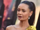 Thandiwe Newton arrives for the 'Reminiscence' Los Angeles Premieree on August 17^ 2021 in Hollywood^ CA