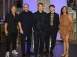 Showtime's 'Dexter: Resurrection' cast David Zayas^ Jack Alcott^ Michael C. Hall^ Kadia Saraf and James Remar visit Empire State Building in New York^ NY on July 8^ 2025