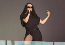 Charli XCX performed a surprise concert in Times Square. New York^ NY USA - November 18^ 2024