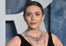 Elizabeth Olsen at the 2023 Vanity Fair Oscar Party at the Wallis Annenberg Center. BEVERLY HILLS^ CA. March 12^ 2023