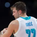 FIBA Olympic qualifying tournament 2020. Slovenia - Venezuela. Basketball player Luka Dončić in action KAUNAS^ LITHUANIA - July 3th 2021