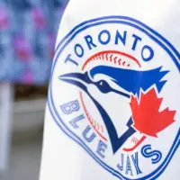 Detail of Blue Jays memorabilia. The Toronto Blue Jays are a professional baseball team located in Toronto^ Canada. Members of the Eastern Division of MLB TORONTO^CANADA-July 22^2015