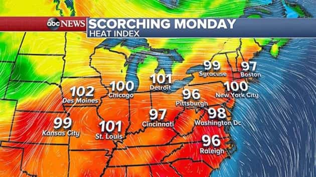 Record Flooding In The Midwest As East Coast Continues To Heat Up Ktlo 8711