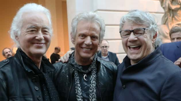 Jimmy Page, Steve Miller, Don Felder attend preview of new rock exhibit ...