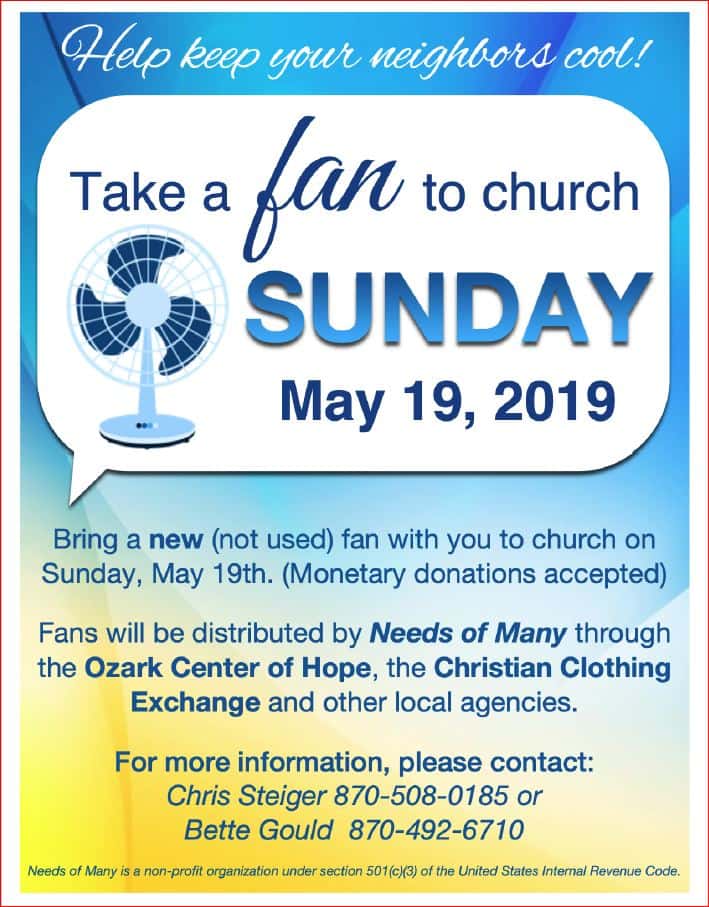 Take a Fan to Church