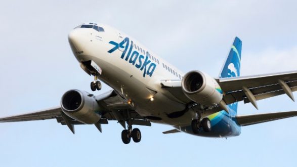 A naked passenger caused an Alaska Airlines flight to turn 