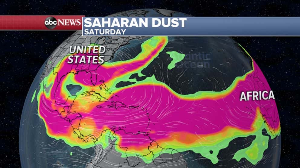 Saharan dust plume heads to US skies this weekend | KTLO