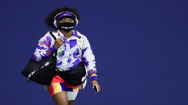 How Naomi Osaka is using masks to make statement on one of world's biggest  tennis stages - ABC News