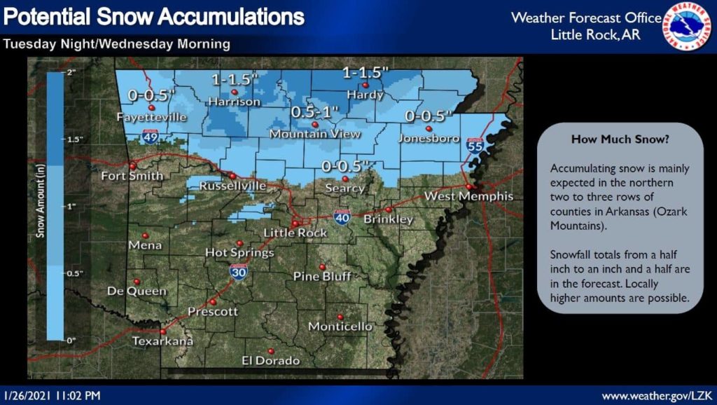 Winter weather threat starts Wednesday - Vimarsana News