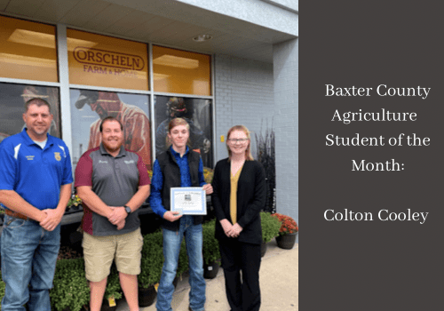 Farm Bureau AG Student of the Month: Colton Cooley - Vimarsana News