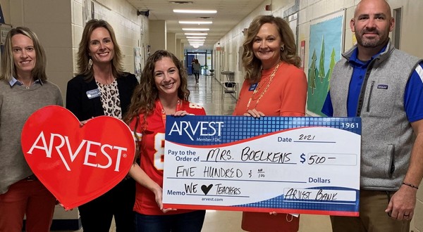 Arvest Bank announces 10 'We Love Teachers' winners - Vimarsana News