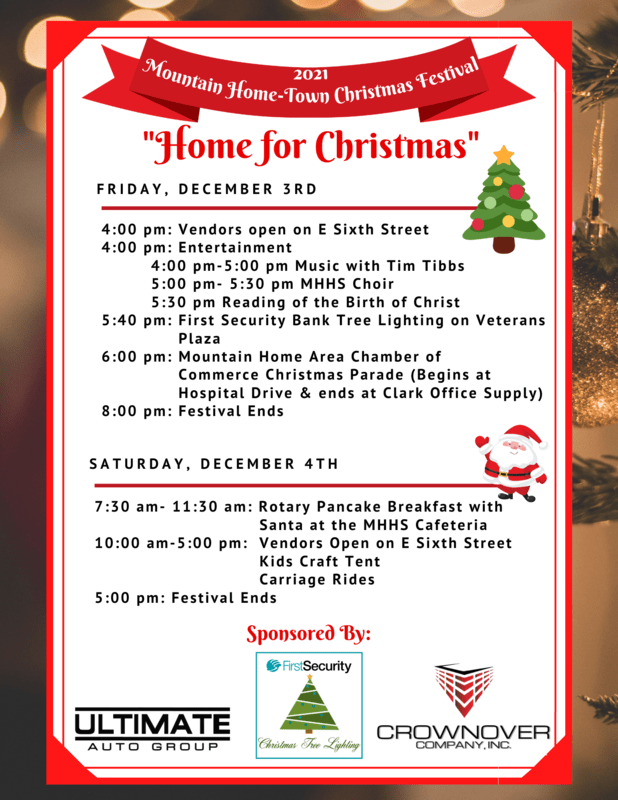 MOUNTAIN HOME – TOWN CHRISTMAS FESTIVAL & PARADE - Vimarsana News