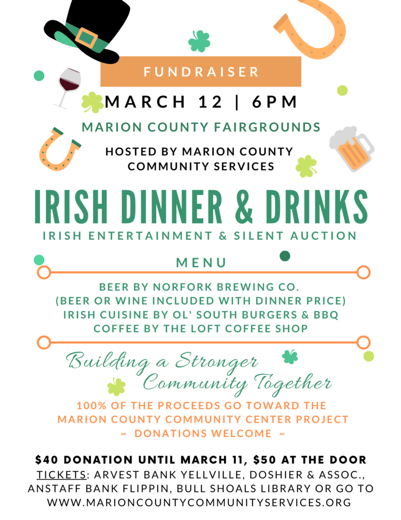 Irish dinner fundraiser - Vimarsana News