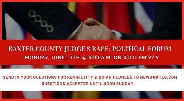 Baxter County judge runoff forum set for Monday - Vimarsana News