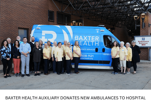 Baxter Health receives new ambulances - Vimarsana News