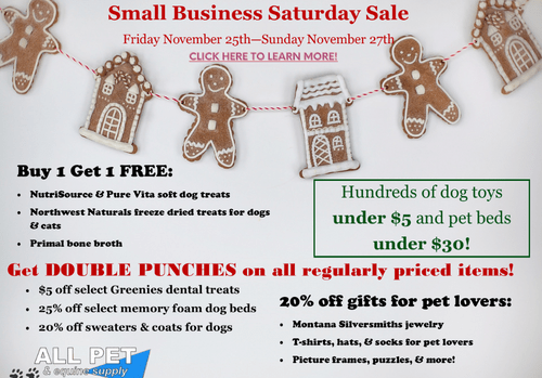 Shop All Pet's Small Business Sat. Sale! - Vimarsana News