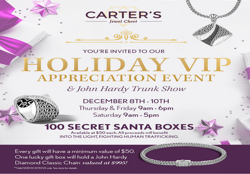 Carter's Jewel Chest Holiday VIP Appreciation Event - Vimarsana News