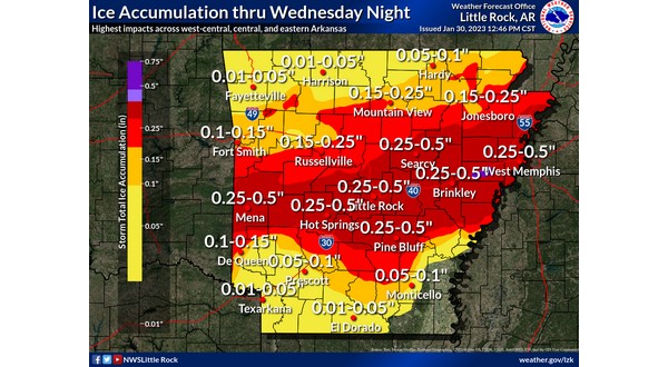 Wintry mix to continue through early part of week - Vimarsana News
