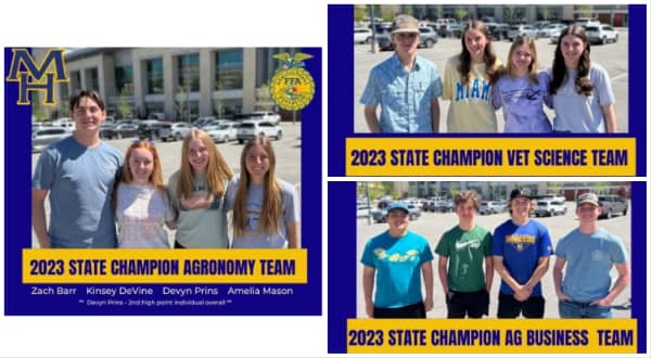 Three teams from MH FFA earn state championship recognition - Vimarsana News