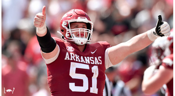 Arkansas' Stromberg selected by Commanders in 3rd round