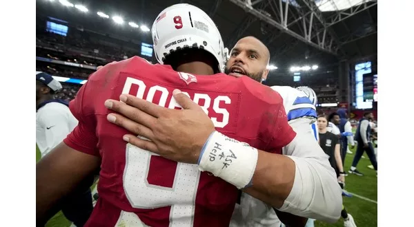 Arizona Cardinals (28) Vs. Dallas Cowboys (16) Post Game GIF - Nfl