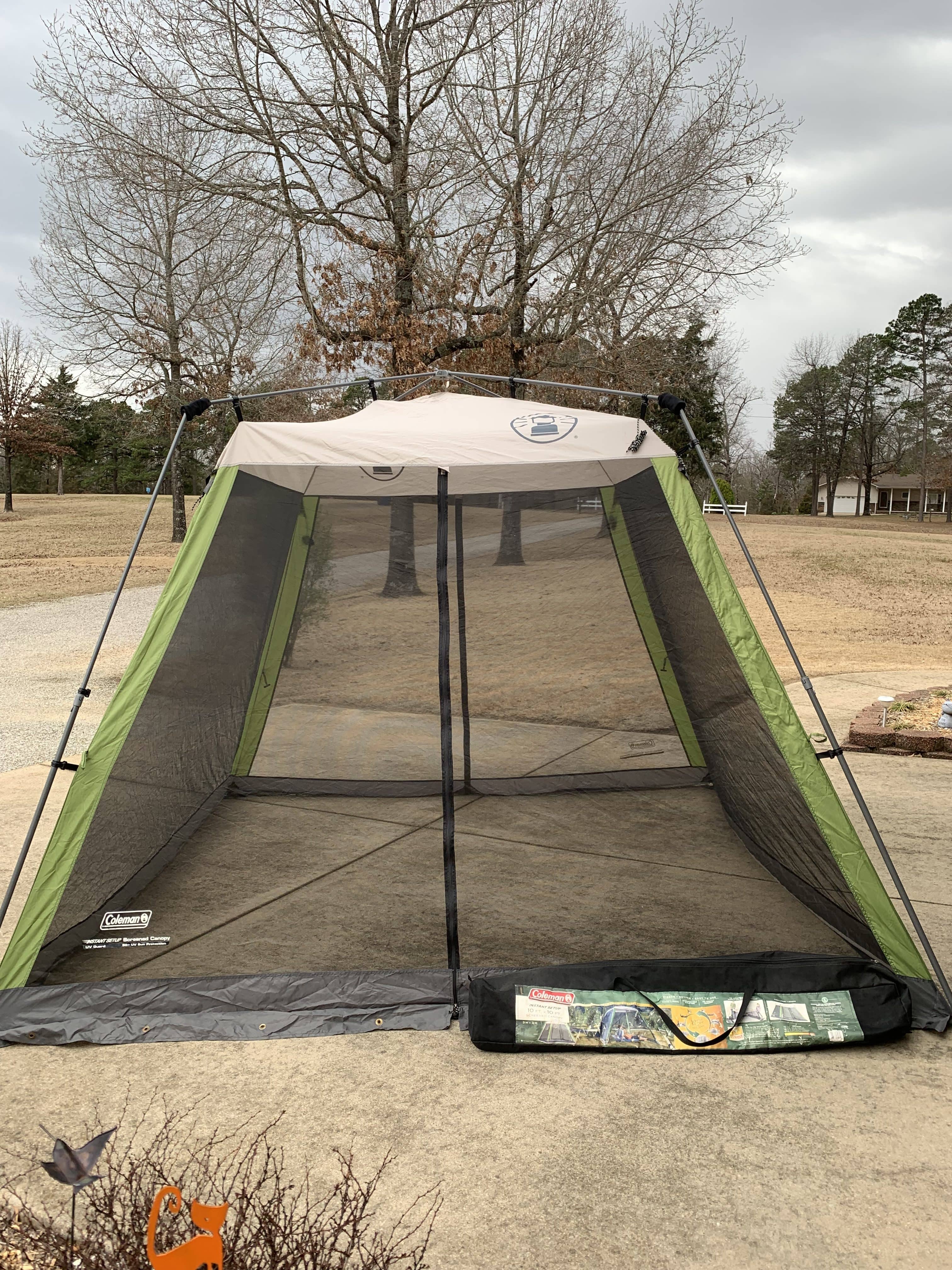 Coleman 3 m × 3 m (10 ft. × 10 ft.) Instant Screened Canopy