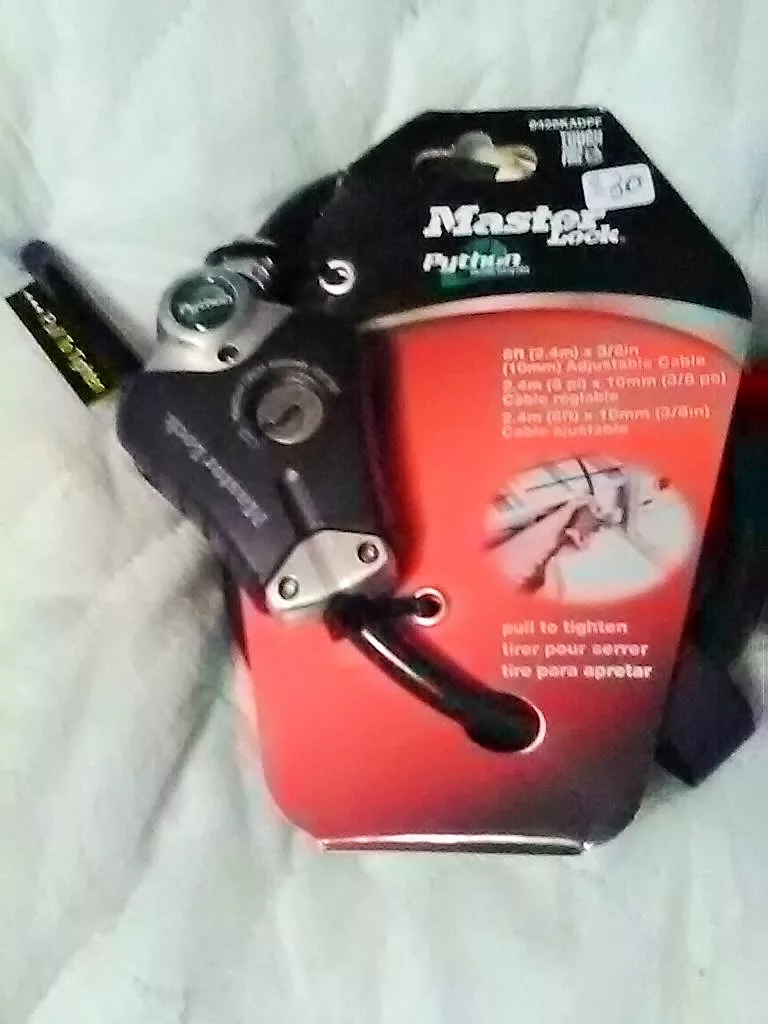 28-next-master-lock-cable-rope-2keys-never-used-30to20