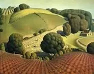 BC Library – Arts ‘R Us – Grant Wood Landscape