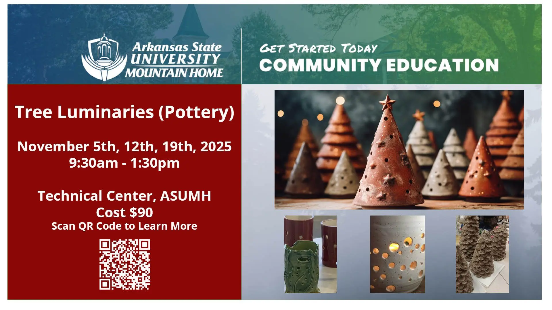 Tree Luminaries (Pottery)