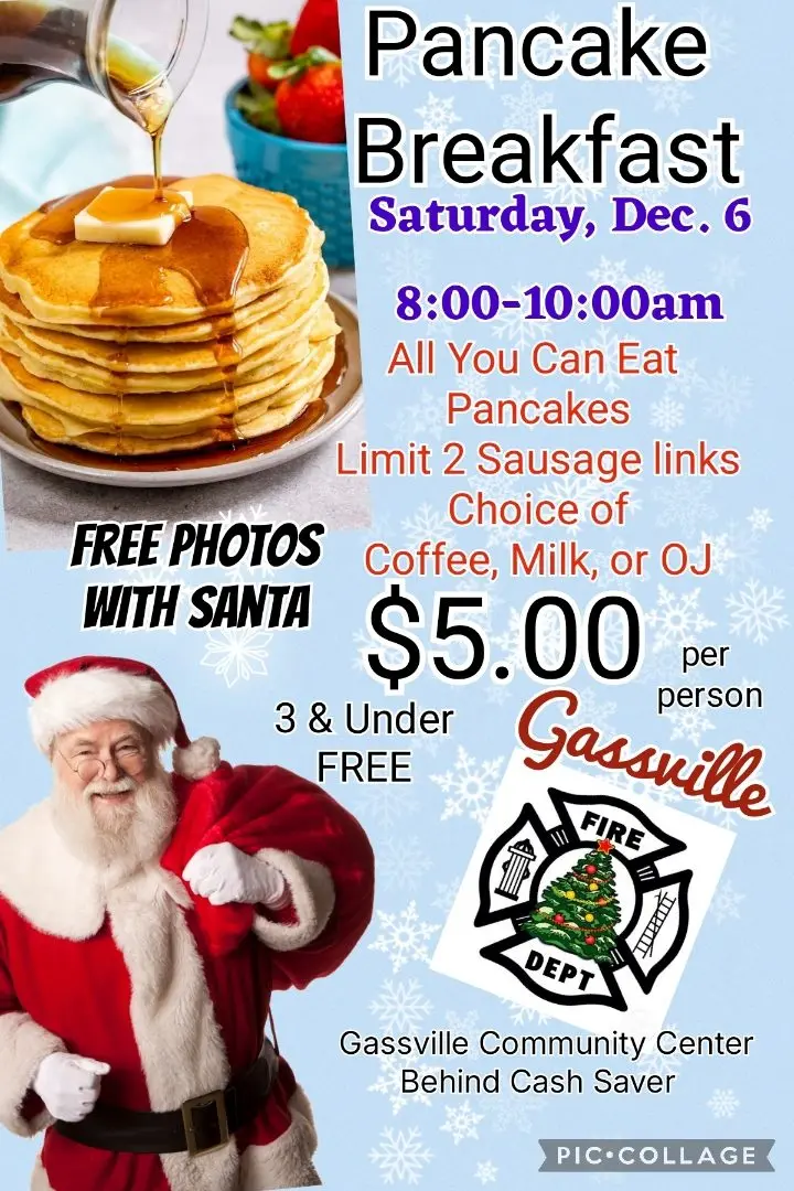 Pancakes with Santa