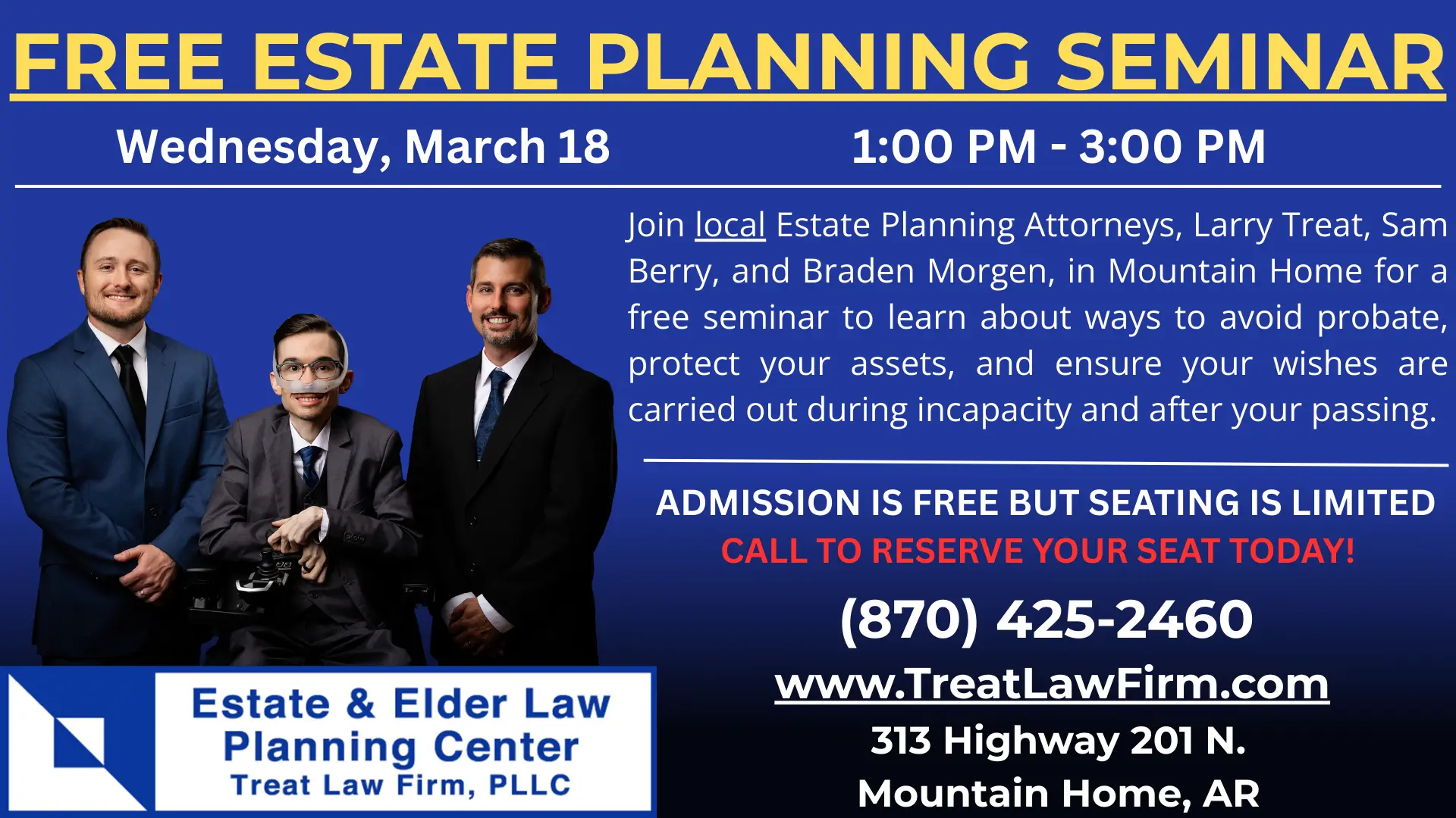 Free Estate Planning Seminar