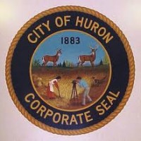 The corporate seal for the city of Huron SD