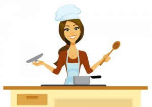 female chef cartoon500x350