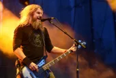 Singer/bass guitarist Troy Sanders of Mastodon at festival Rock for People in Hradec Kralove^ Czech republic^ July 5^ 2017.
