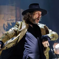 The Black Crowes (rock band) perform on stage at Sant Jordi Club on October 16^ 2022 in Barcelona^ Spain.