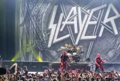 Slayer performing on concert in Arena in Belgrade^ Serbia; July 25th 2013